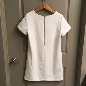 Lulus White Short Sleeve Mini Dress NWOT